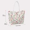 Festive Snowflake Pattern Tote Bag for Daily Use