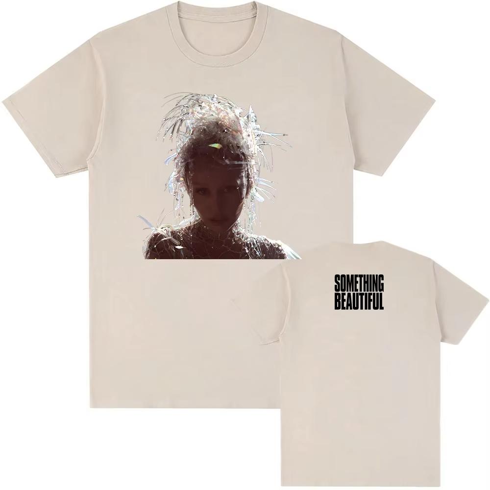 2025 Something Beautiful Album 2025 New Tshirts Miley Cyrus Singer Graphic Tshirt Cotton Round Neck Women Unisex T Shirt Streetwea
