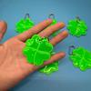 High-Luminous Four-Leaf Clover Reflective Pendant Keychain Ornament for Backpack