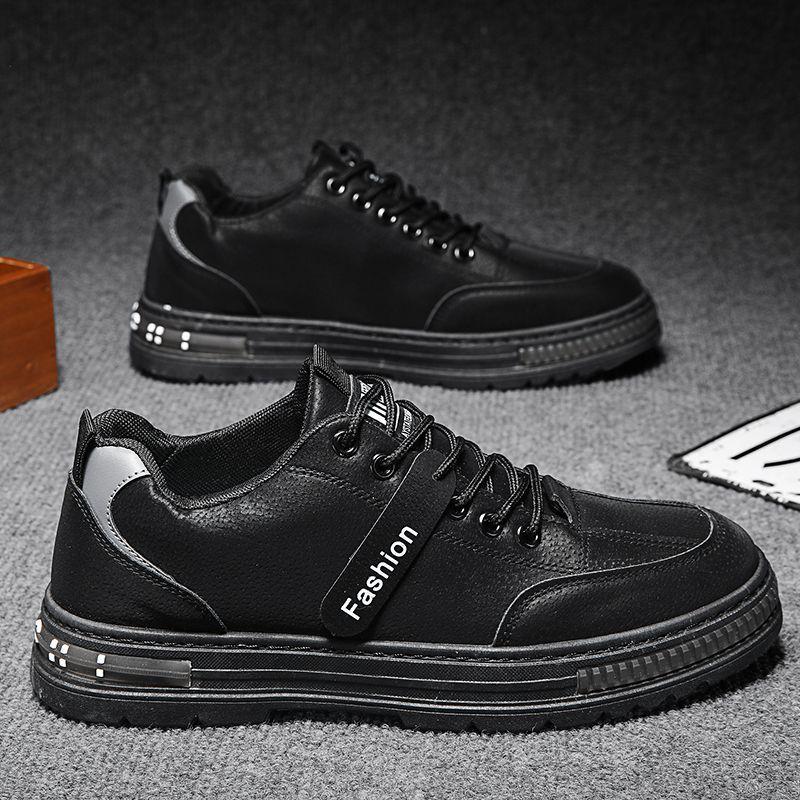 

Мужские ботинки Мартин 2025 новые модные универсальные водонепроницаемые и нескользящие спортивные и повседневные ботинки круглый носок заказная синтетическая кожа 46