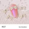 Japanese Style Rhinestone and Pearl Bow Nail Art Accessories