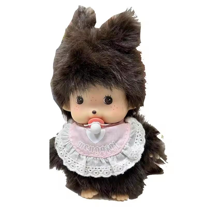 Children's DIY Monkey Cute 15cm Kawaii Plush Doll Soft Super School Bag Pendant Keychain Stuffed Animal Movie Doll Birthday Gift
