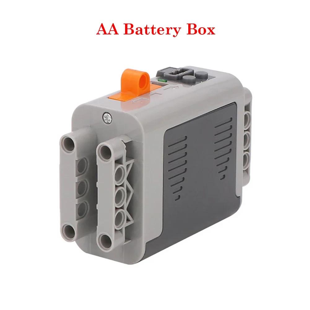 Technisches MOC Power Functions Servo Teile Zug Buggy M Motor 8883 Modifizierte IR Fernbedienung Power Gruppe Sets Lithium Batteriebox 9686
