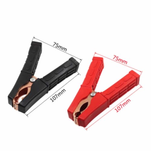 Chocople Alligator Clips for Car Batteries, Insulated, High Current, 200A, 2 Pieces