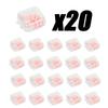 20pairs Soft Silicone Earplugs Waterproof Swimming Ear Plugs Reusable Noise Reduction Sleeping Ear Plugs Hearing Protection
