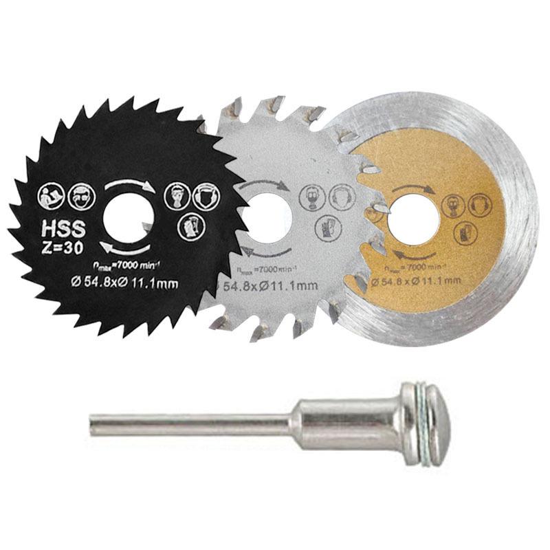 Yun Bei Ya Mini Mesh Circular Saw Blade Pack for Woodworking & Metal Cutting