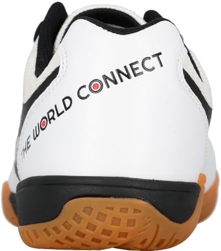 The World Connect TWC SGL Cool Table Tennis Shoes, Black, Size 24.0