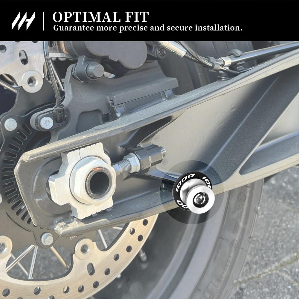 M8 Motorcycle Swingarm Bobbins For V-Strom 1000 (DL1000) 2002-2019 Paddock Stand Mounts with Shock Absorption Accessories