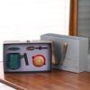 Business Gift Set with Orange Mug & Tea Caddy