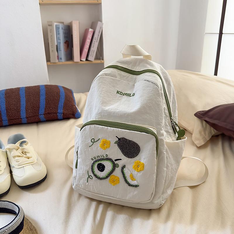 School Bag Female High School Student Style High Value Large Capacity Versatile Junior High School Student Backpack Female