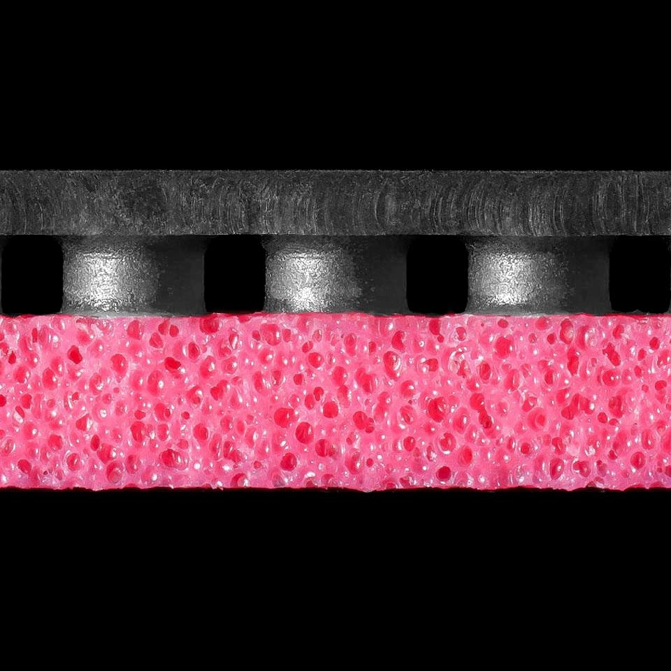 Butterfly Rozena 06020 Table Tennis Medium Rubber, Black,