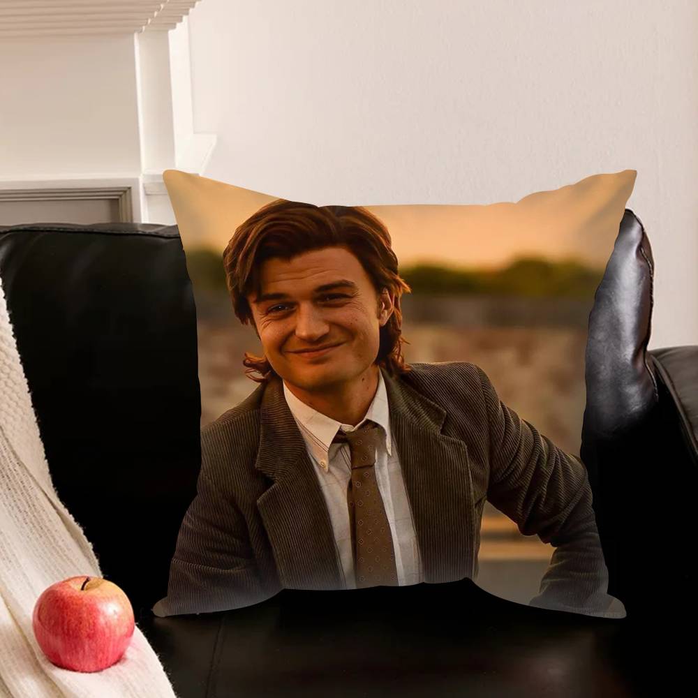 Cool S-Steve H-Harrington-S Pillowcase For Sofa Room Office Decor Printing Protector Cushion Cover Valentine Gift Custom