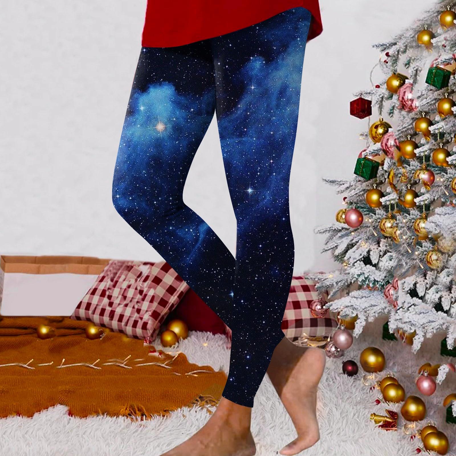 Women s Fashionable Printed Elastic Waist Slim Fit Elastic Yoga Casual Pants XXL