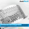 ZackiHacki Garlic Press Stainless Steel Garlic Cutter Ginger Garlic Crusher