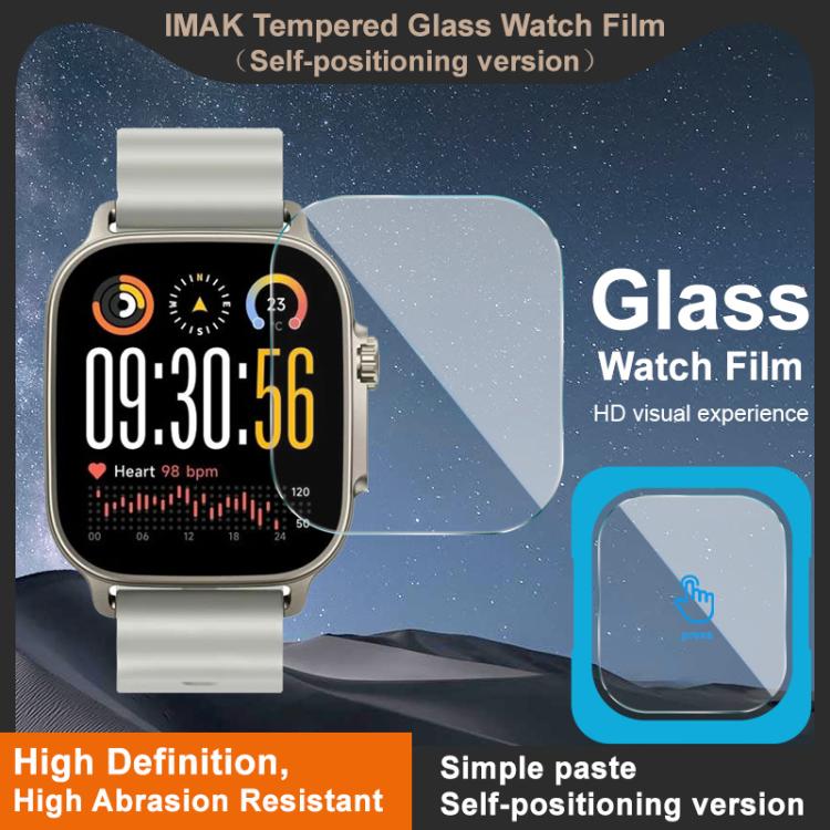 Tempered Glass Watch Film Self-positioning Version For Realme Watch 5, HD Anti-Scratch Smart Watch Screen Protector