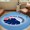 Fc Copenhagen Lion Crest Round Mat Home Decor, Chair Rug For livingroom,Bedroom, Doormat Home Decor Birthday Gift Christmas Gifts
