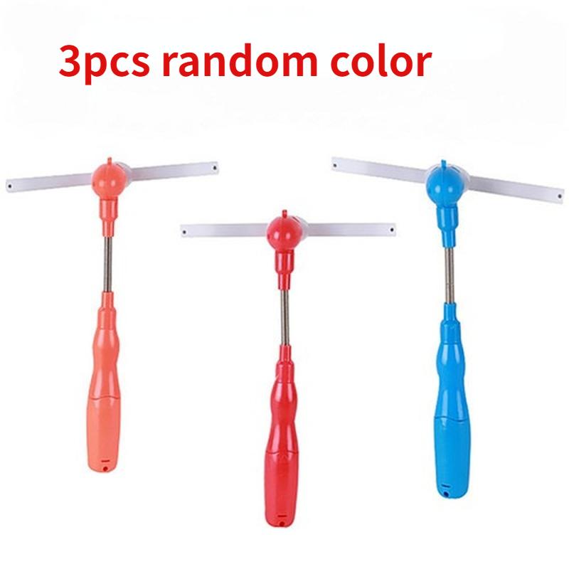 3pcs LED Music Windmill Spinner Flashing Light Up Windmill Rainbow Spinning Glow Toy Kids Outdooer Indoor Sport Toy