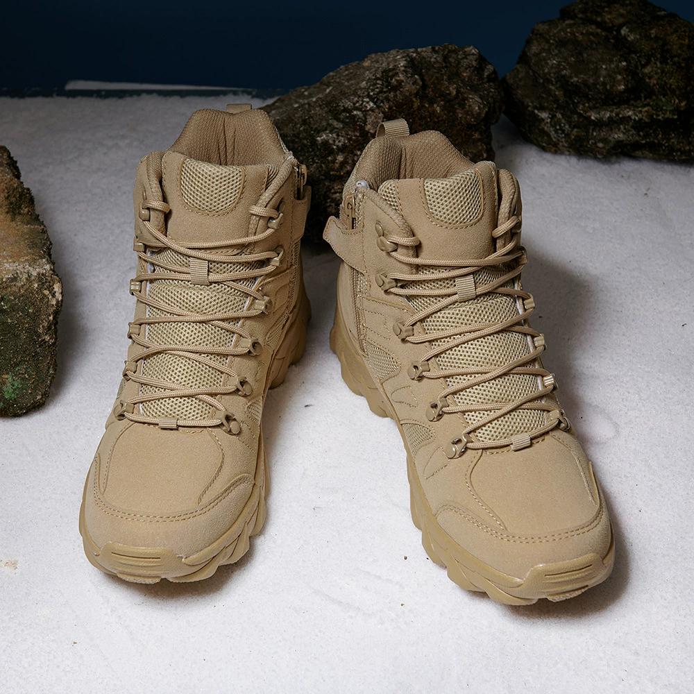 Men's Size, Combat Uniforms, Security Shoes, Delta Hiking Shoes, Outdoor Camping Desert Boots, Men's