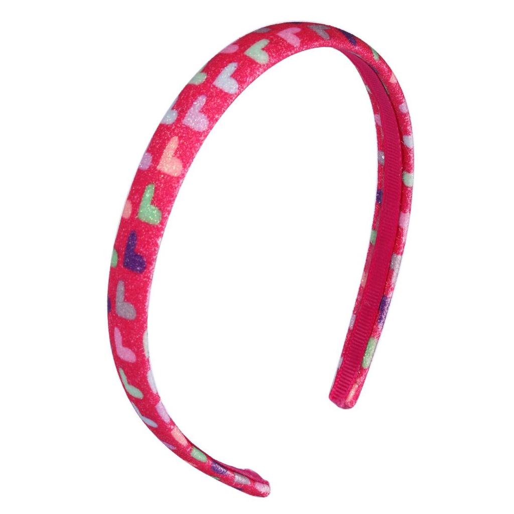 Colorful Mermaid Heart & Star Rainbow Headband - Kids' Party Hair Accessory