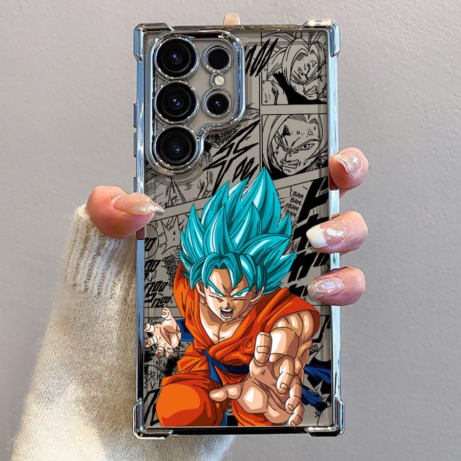 Anime Dragon Ball Soft Cover Phone Case for Samsung Galaxy S21 Plus S24 S23 S20 FE S22 Ultra S25 Edge