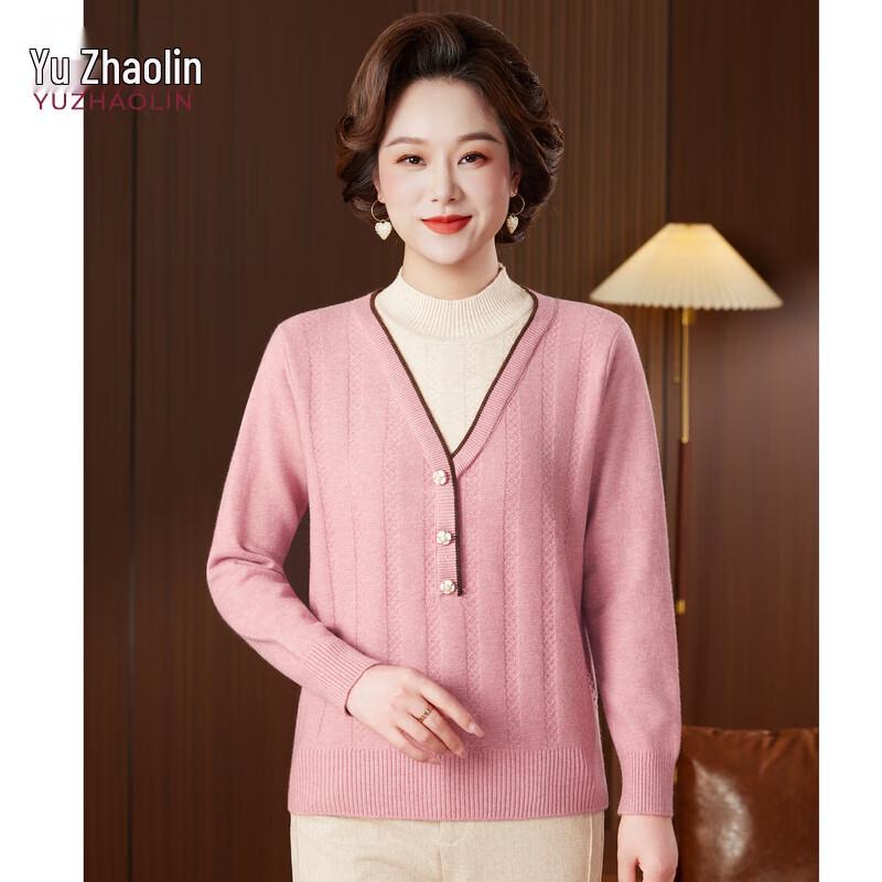 

YUZHAOLIN Женский топ с длинным рукавом, имитирующий двойку 3XL