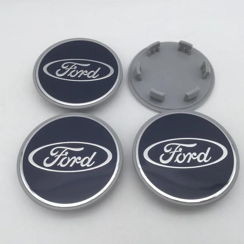 Autoaufkleber 2025 – 4 Stück, 3D, für Ford 63 mm/62 mm, Radnaben-Emblem, Nabenkappen-Abdeckungen, Aufkleber, Styling-Zubehör