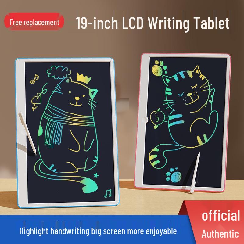 19-Inch LCD Writing Tablet: Large Screen Colorful Electronic Calligraphy & Painting Board for Home and Teaching Use