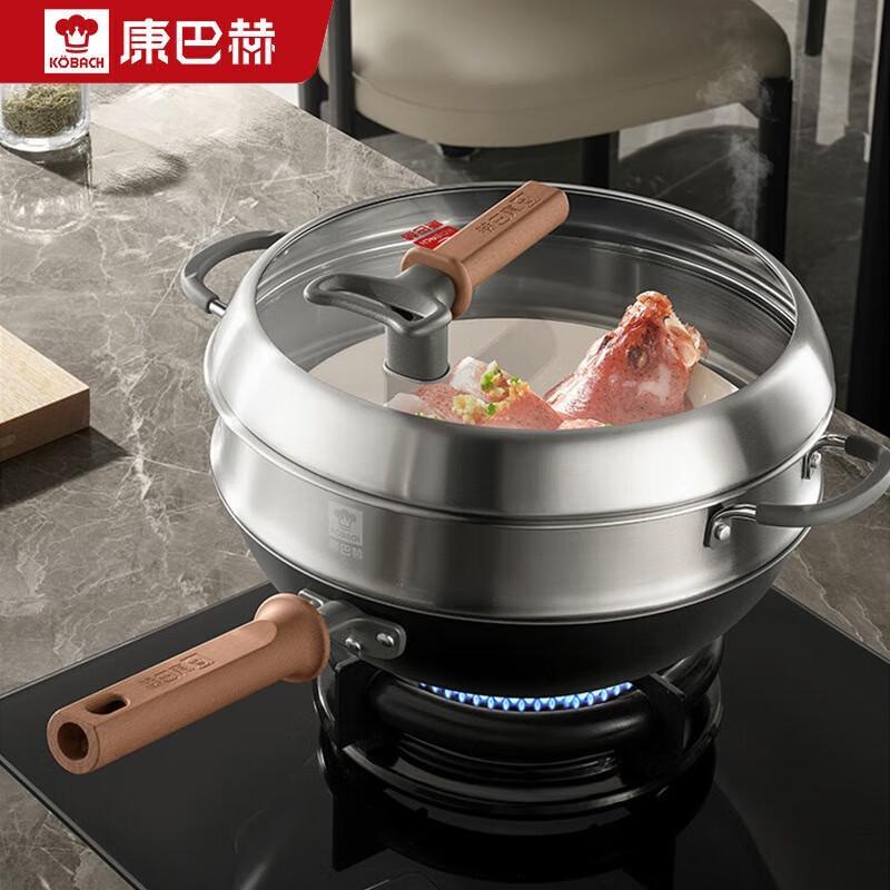 

KBH 32cm Titanium-Iron Non-Stick Wok