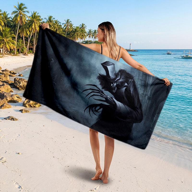 Large Beach TowelThe Babadook Soft Absorbent Towel Beach Bath Home Use