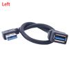 Usb 3.0 Right/Left 90 Degree Extension Usb Cable Male To Female Adapter Cord