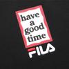 New FILA Have A Good Time Collection Sweatshirt Unisex Jet Black F11U149207F-BK