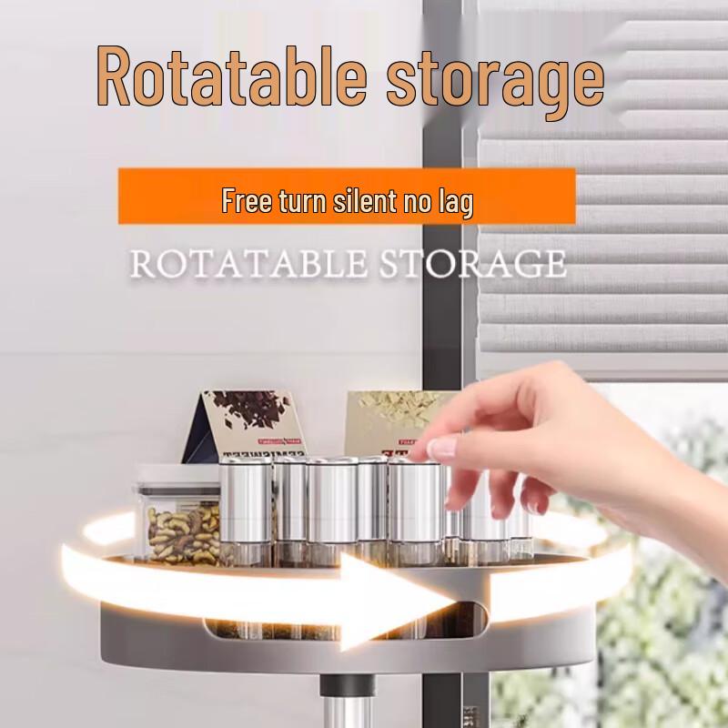 Yingbai 3-Layer Rotating Kitchen Spice Rack