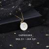 12 Constellation Symbol Titanium Steel Necklace Couple Necklace