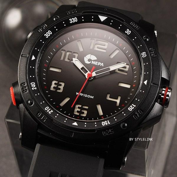 Nepa LED Light Illuminated Luminous Student Men's Sports Watch,Korean Popular Watches