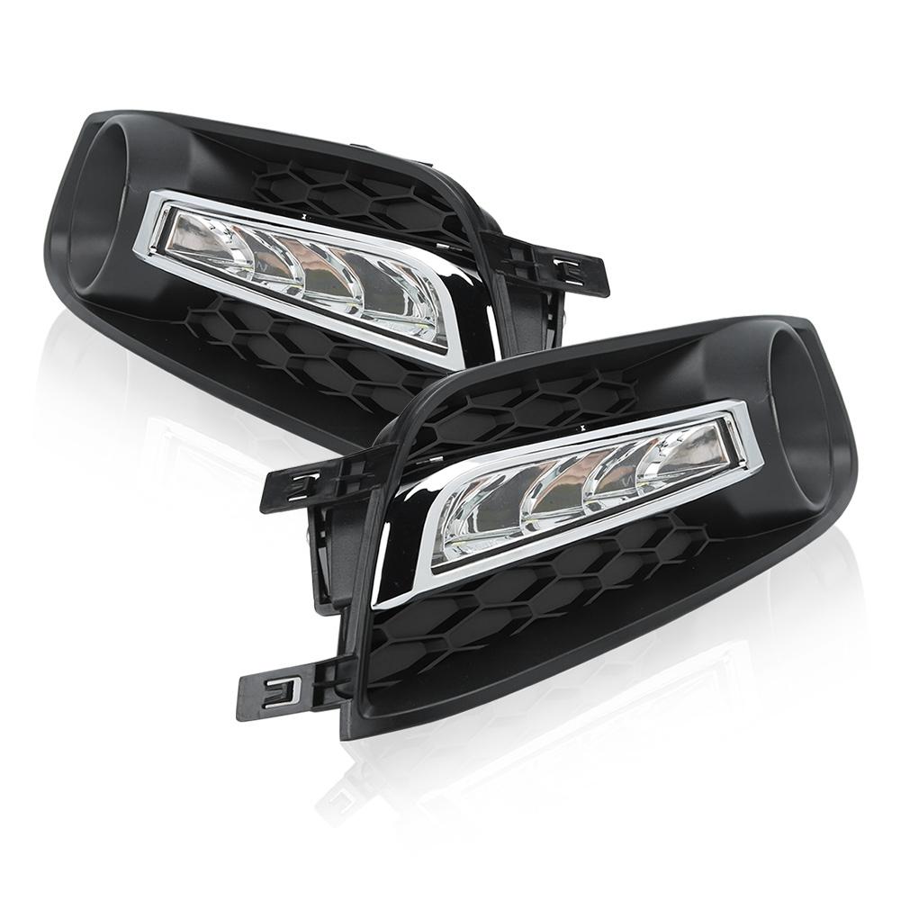 Пара 12V светодиодных ламп дневного света DRL подходит для Nissan Tiida 11 15