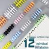 6-Hole A4/B5 Binder Cover: Ring Clip, Coil Binding, Hole Punch Storage Notebook (Binder Sold Separately)