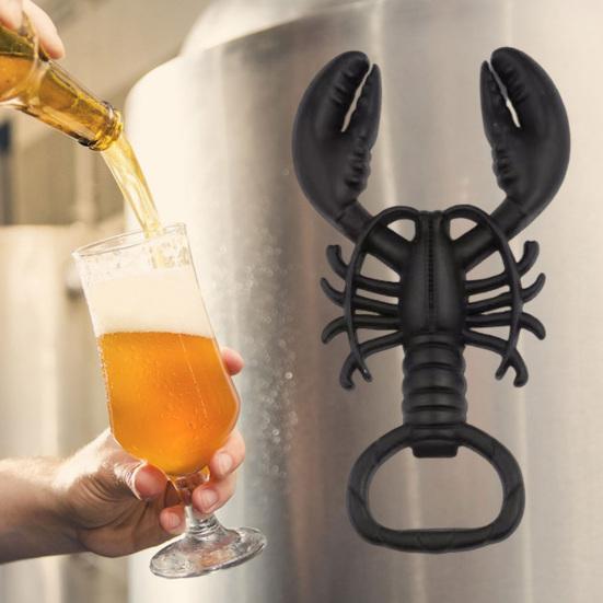Lobster-Shaped Bottle Opener Portable Crayfish Bottle Opener Vintage Bottle Opening Tool for Beer Wine Novelty Bar Accessories
