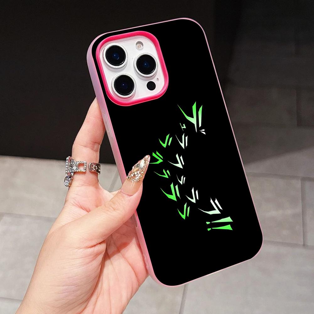Anime Durarara Phone Case for iPhone 17 16 15 14 13 12 11 Air Pro Max Plus Jelly Double layer Rose Red Cover