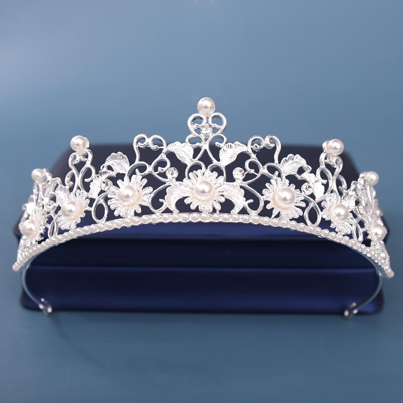 Bride 'S Headdress Hair Crown Women 'S Wedding Hair Ornament Silver Bride 'S Headdress Gold Headdress Women 'S Gift