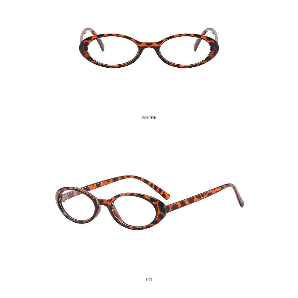 New Oval Frame Glasses Fashion Retro Cat Eye Glasses Computer Reading Goggles Outdoor Anti-Blue Light Eyewears