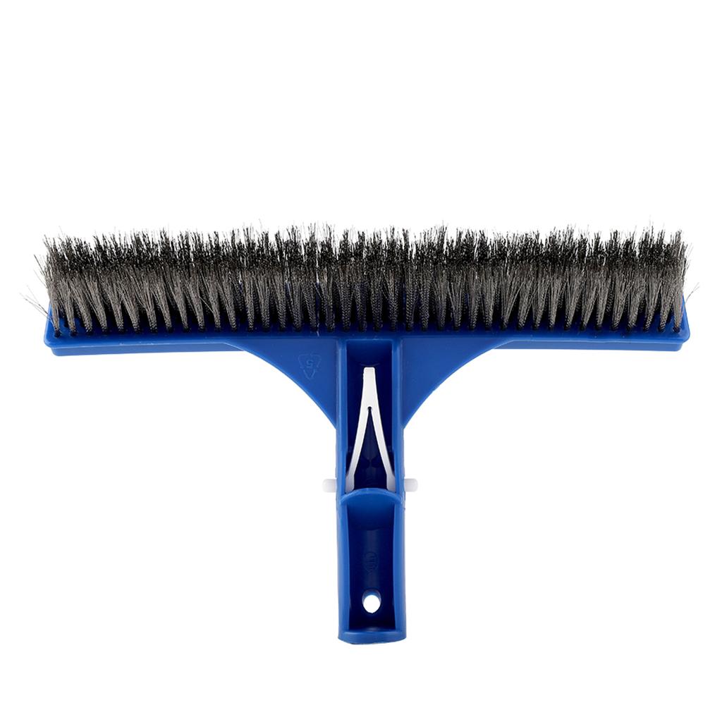 10in Swimming Pool Steel Brush Bottom Walls Cleaning Supplies for Pond Spa Hot Spring