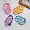 Festive Rabbit Maltose Squeeze Toy, Soft TPR Slow Rebound Sequins Fidget for Stress Relief & Holiday Gifts