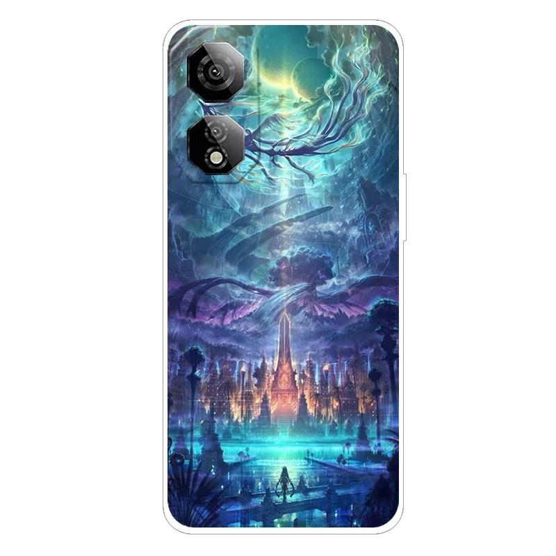 Für ZTE nubia Neo 2 Klare Hülle Z2352N Cartoon Cooles Silikon Handyhülle Für Nubia Neo 5G 8150N Transparenter Weicher TPU Schutz