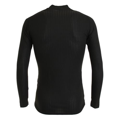 KAPELMUUR Long Sleeve Thermo Underwear PP100 Black, kpuw013, Black, Japan Size S (equivalent to Japanese Size S)