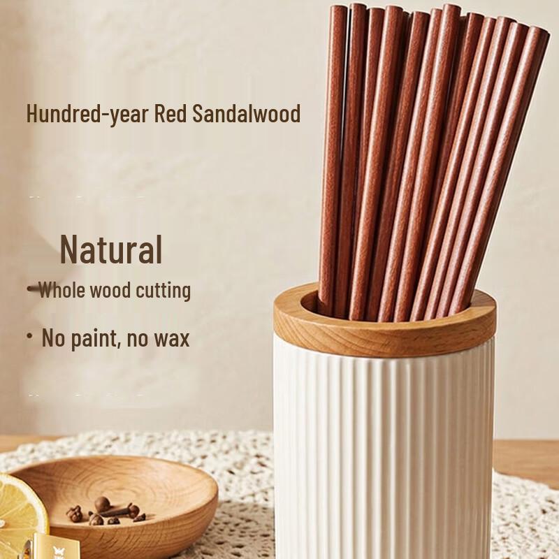 Natural Red Sandalwood Chopsticks Set