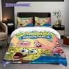 Spongebob Squarepants Movie Bedding 1 Duvet Cover 2 Pillowcase Without Core Soft And Comfortable Duvet Cover And Pillowcase Bedding Set