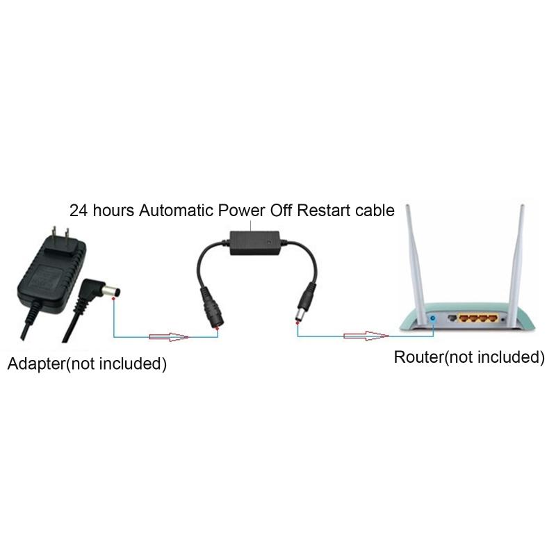 Router Rebooter WiFi Reset Router Timing Restart Module Timing Automatic Power Off Reset Restart Control Line 5V-24V