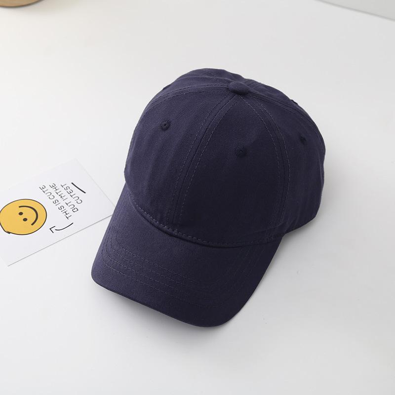 New Solid Baseball Cap For Children Boys Girls Cotton Sunhat Unisex Outdoor Sports Snapback Fishing Baseball Hat Korean Style