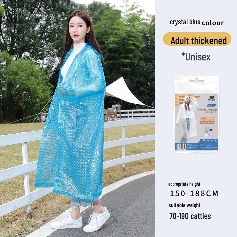 "Children's Full-Body Rainstorm-Proof Disposable Raincoat for Boys and Girls with Backpacks"