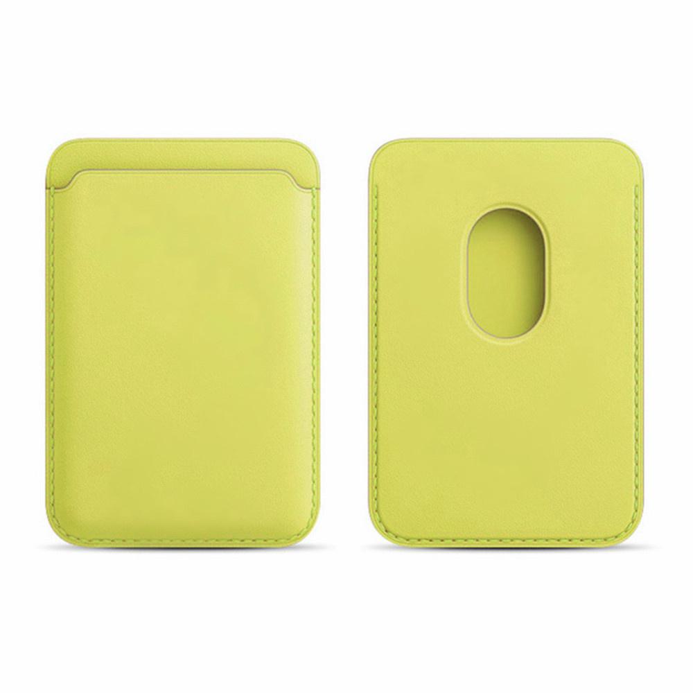 

Universal Card Holder Bag For All Smartphones For Magsafe Wireless Charging Magnetic Phone Leather Wallet Card Clip Accessories for All Smartphones